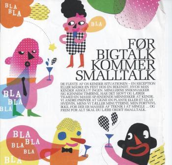 Før Bigtalk kommer smaltalk - Kopi Før Bigtalk kommer smaltalk - Kopi